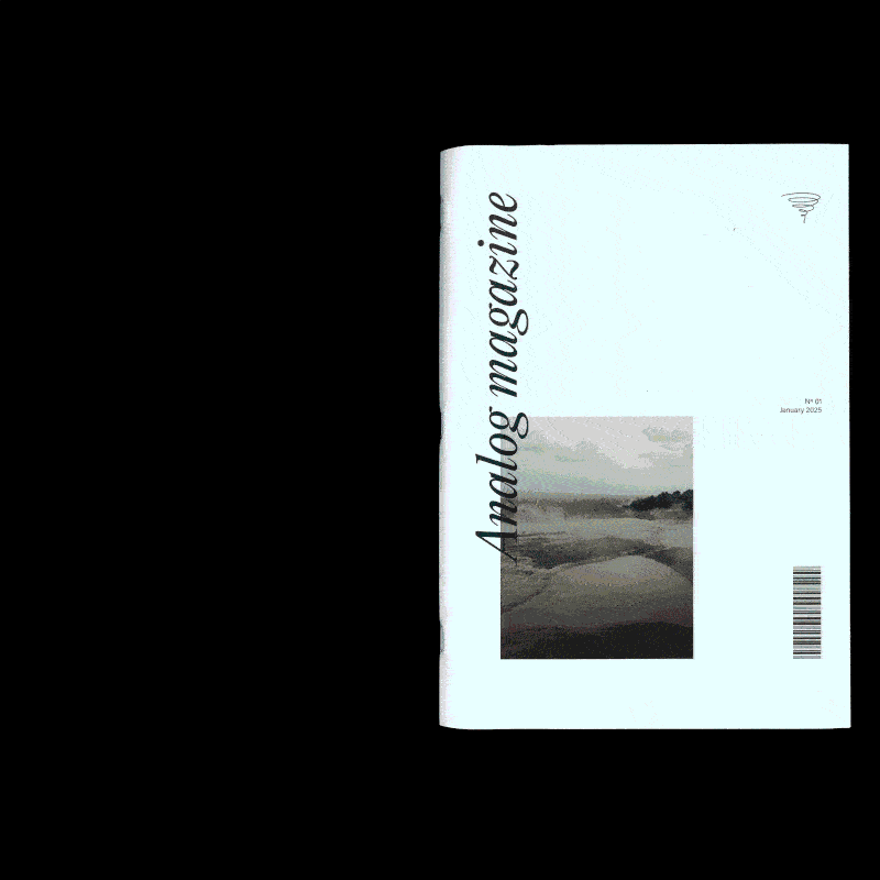 GIF amb les pàgines d'una revista amb fotografies paisatgístiques i textos.